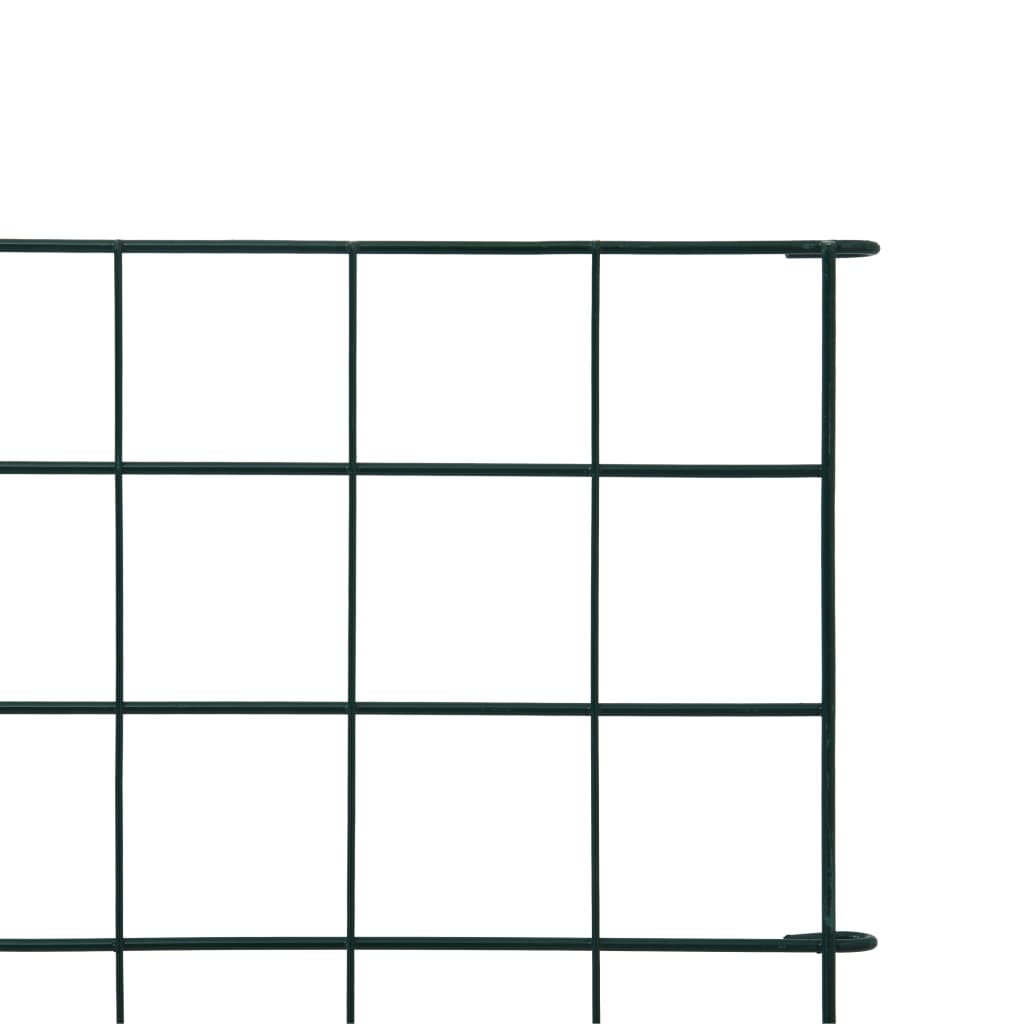 Garden Fence Set 77.5x64 cm Green