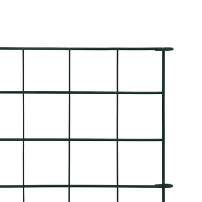 Garden Fence Set 77.5x64 cm Green
