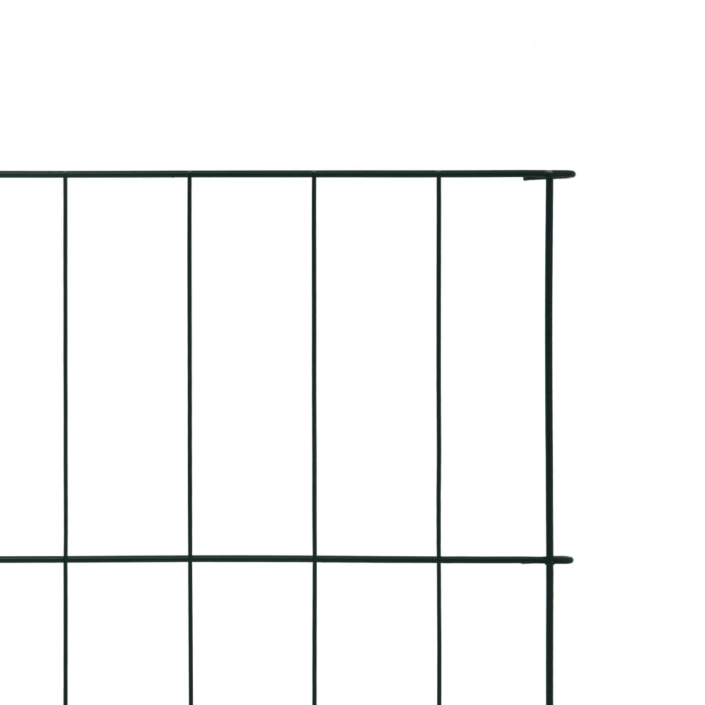 Garden Fence Set 115x79 cm Green