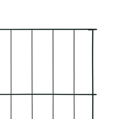 Garden Fence Set 115x79 cm Green