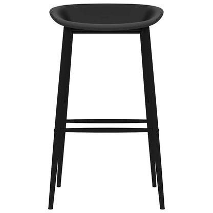 Bar Chairs 4 pcs Black