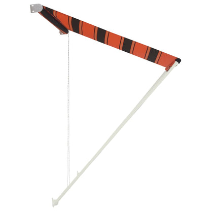 Retractable Awning 200x150 cm Orange and Brown