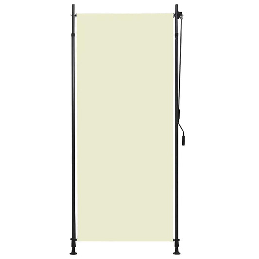 Outdoor Roller Blind 100x270 cm Cream