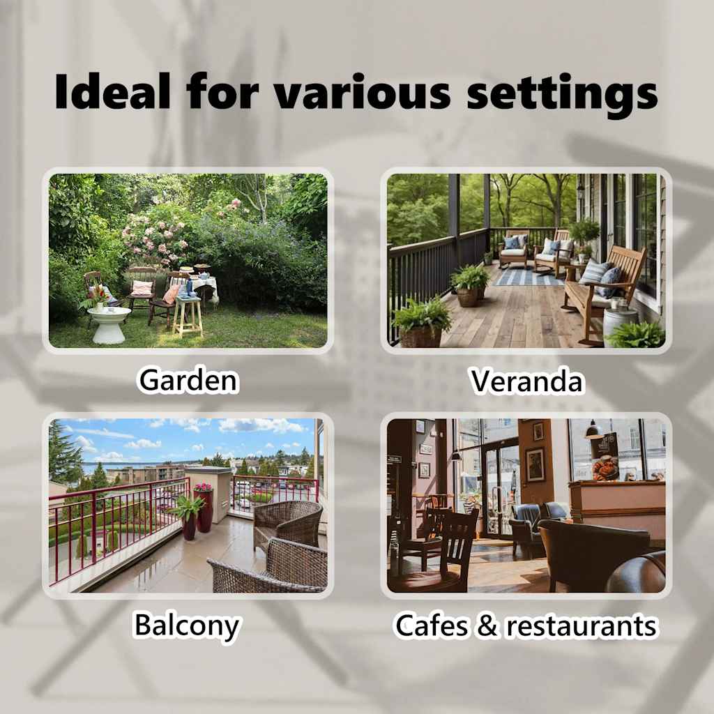 Outdoor Roller Blind 100x270 cm Cream