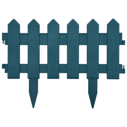 Lawn Edgings 25 pcs Green 10 m PP