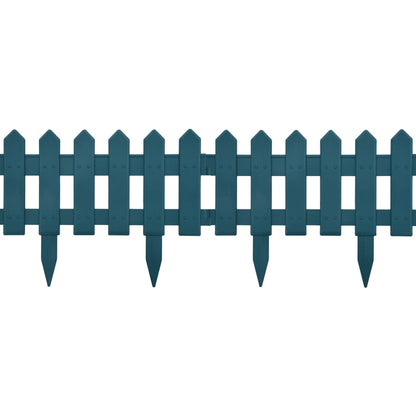 Lawn Edgings 25 pcs Green 10 m PP