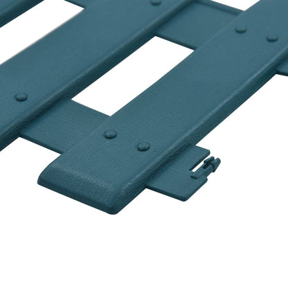 Lawn Edgings 25 pcs Green 10 m PP