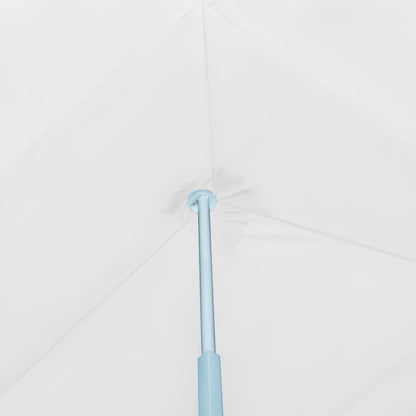 Folding Pop-up Party Tent with 8 Sidewalls 3x9 m White