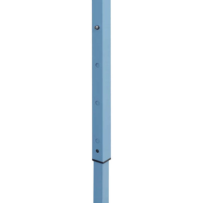 Professional Folding Party Tent with 4 Sidewalls 3x4 m Steel Blue