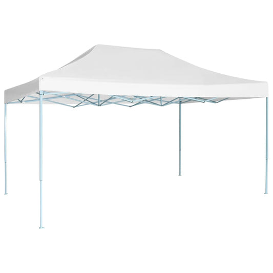 Professional Folding Party Tent 280x410x315 cm Steel White