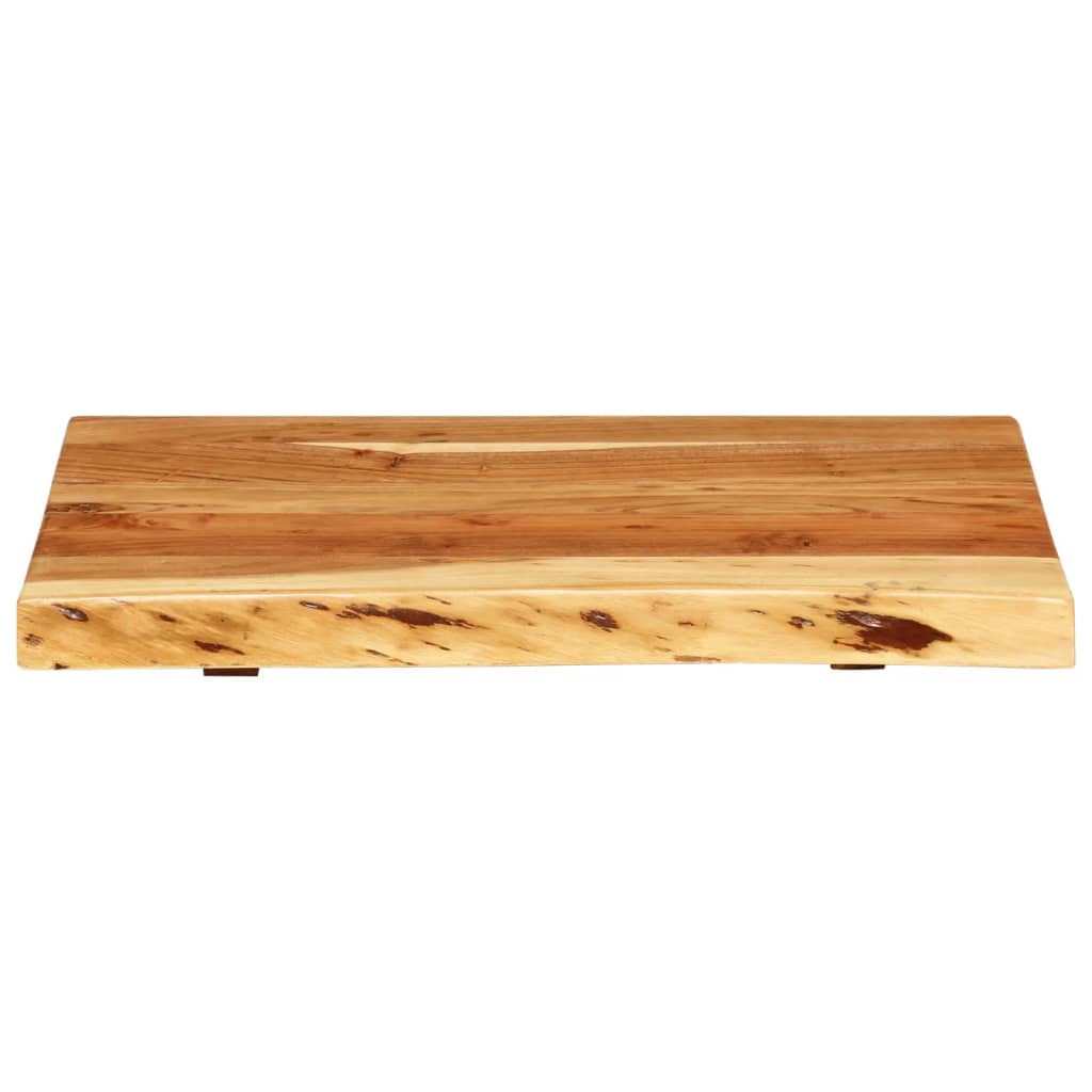 Bathroom Vanity Top Solid Acacia Wood 58x52x3.8 cm