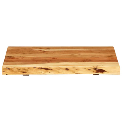 Bathroom Vanity Top Solid Acacia Wood 58x52x3.8 cm