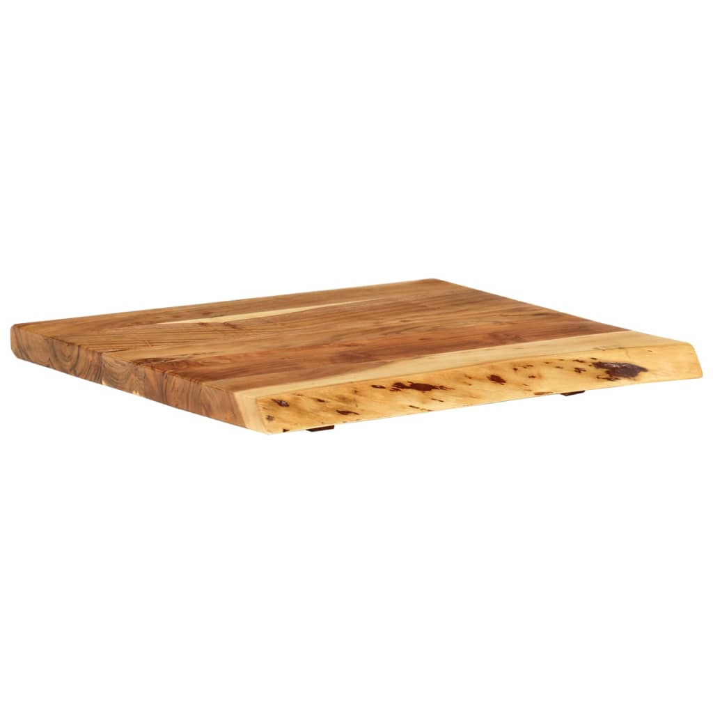 Bathroom Vanity Top Solid Acacia Wood 58x52x3.8 cm