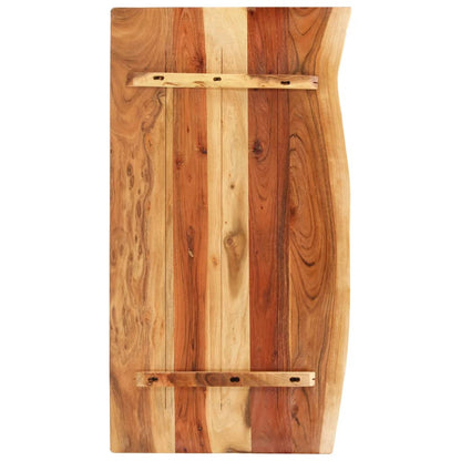 Bathroom Vanity Top Solid Acacia Wood 100x52x2.5 cm