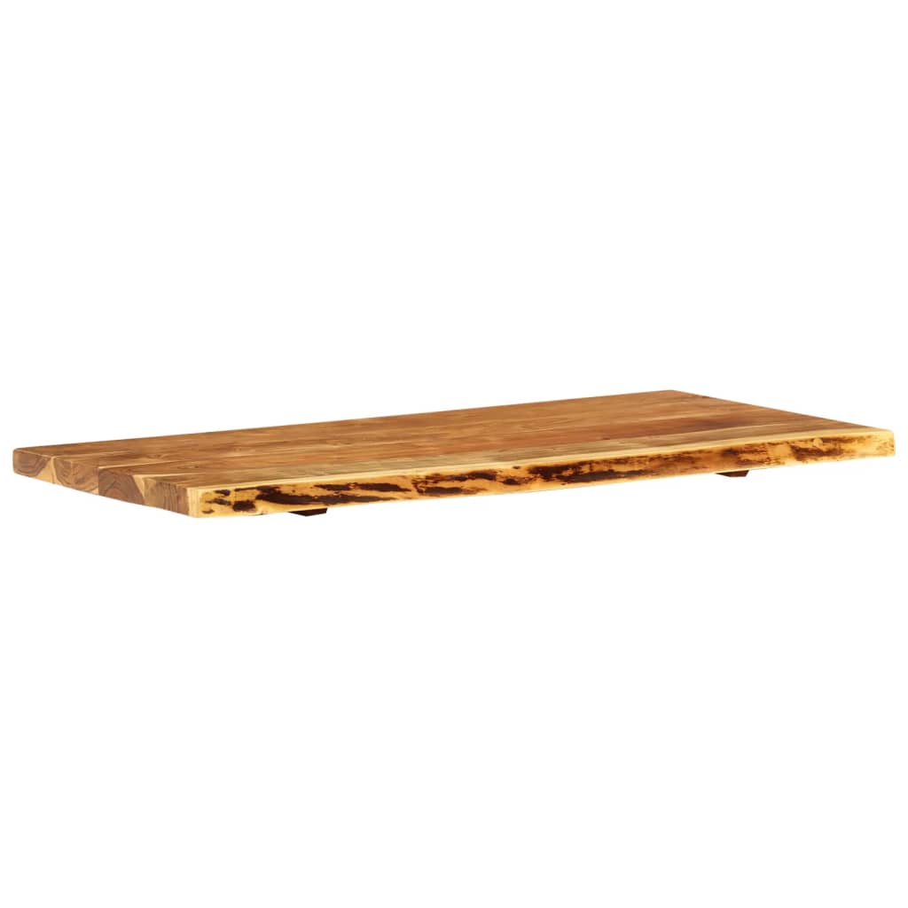 Bathroom Vanity Top Solid Acacia Wood 114x52x3.8 cm