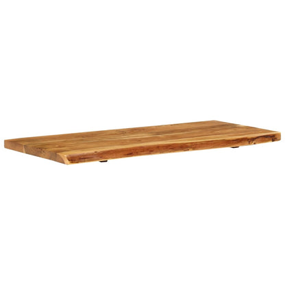 Bathroom Vanity Top Solid Acacia Wood 114x52x3.8 cm