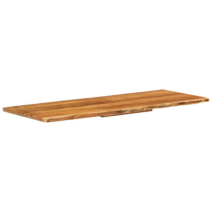 Bathroom Vanity Top Solid Acacia Wood 140x52x2.5 cm