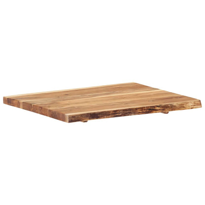 Table Top Solid Acacia Wood 80x(50-60)x3.8 cm