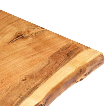 Table Top Solid Acacia Wood 100x(50-60)x2.5 cm