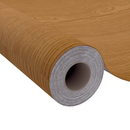 Self-adhesive Door Films 2 pcs Light Oak 210x90 cm PVC