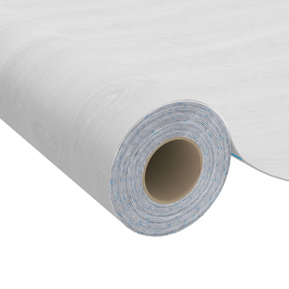Self-adhesive Furniture Film White Wood 500x90 cm PVC