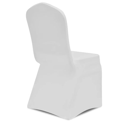 Chair Cover Stretch White 12 pcs