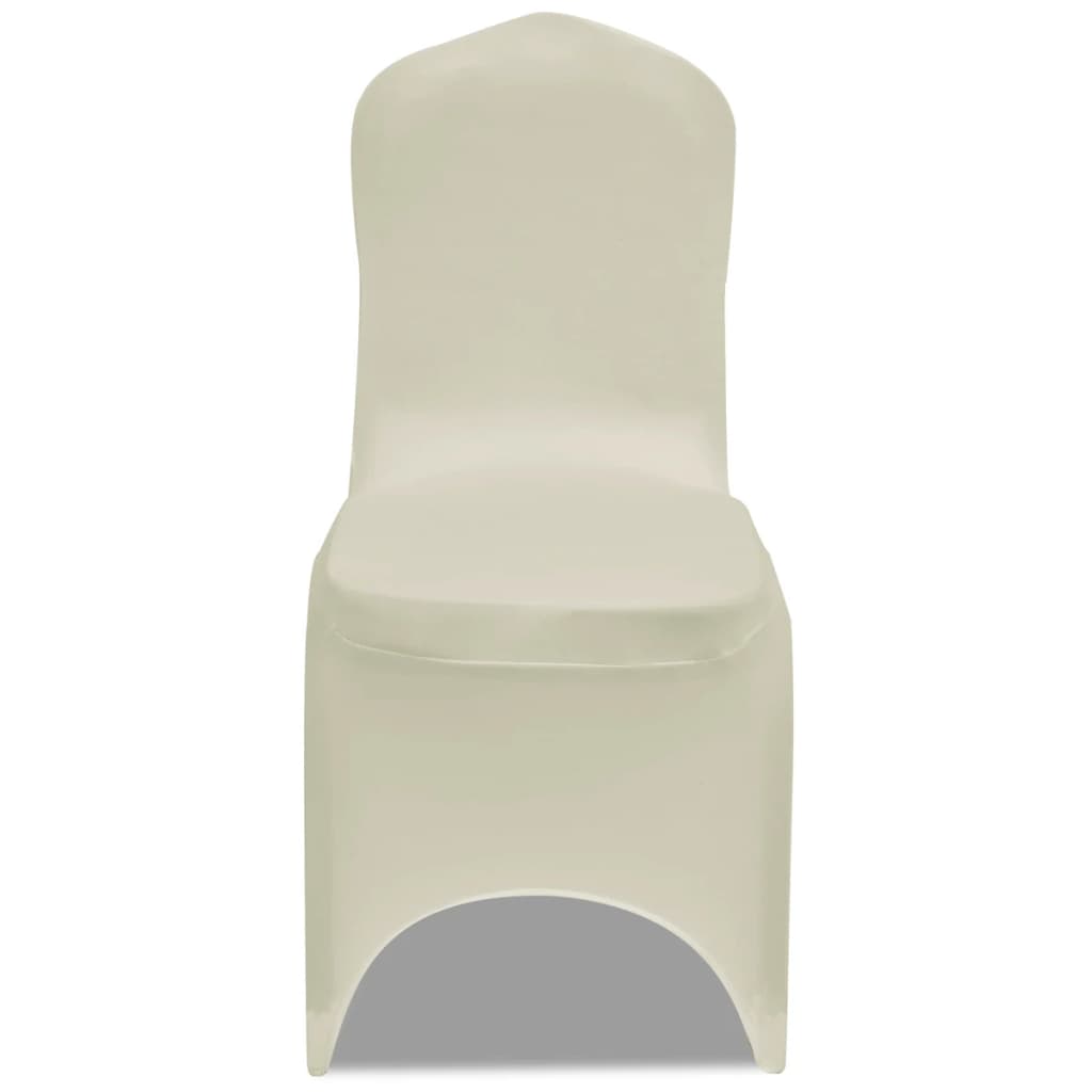 Chair Cover Stretch Cream 12 pcs
