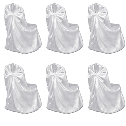 Chair Cover for Wedding Banquet 12 pcs White