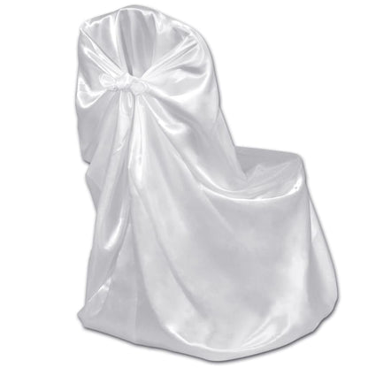 Chair Cover for Wedding Banquet 12 pcs White