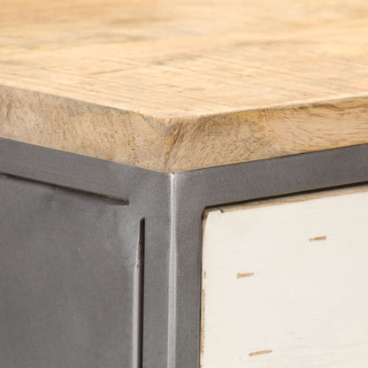 Drawer Cabinet 45x30x105 cm Solid Mango Wood