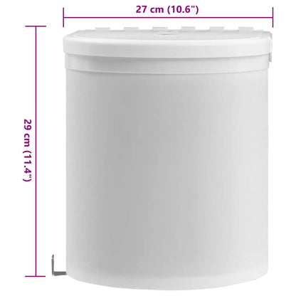 Kitchen Built-in Dust Bin Plastic 8 L