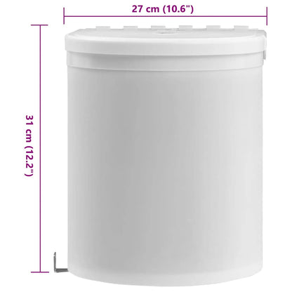 Kitchen Built-in Dust Bin Plastic 12 L