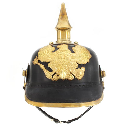German Prussian Helmet Antique Replica LARP Black Steel