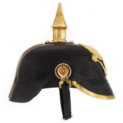 German Prussian Helmet Antique Replica LARP Black Steel