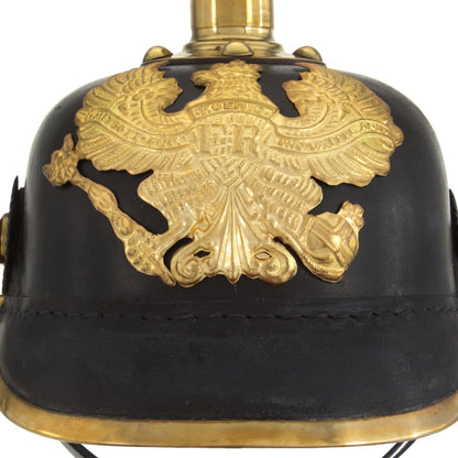 German Prussian Helmet Antique Replica LARP Black Steel