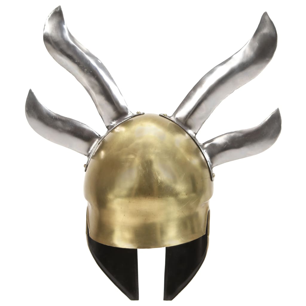 Greek Warrior Helmet Antique Replica LARP Brass Steel