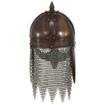 Viking Warrior Helmet Antique Replica LARP Copper Steel