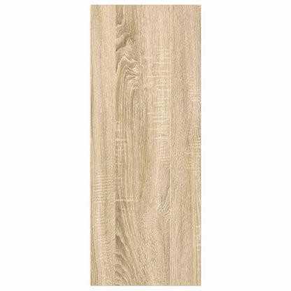 2-Tier Book Cabinet Sonoma Oak 40x30x76.5 cm Engineered Wood