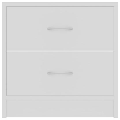 Bedside Cabinet White 40x30x40 cm Engineered Wood