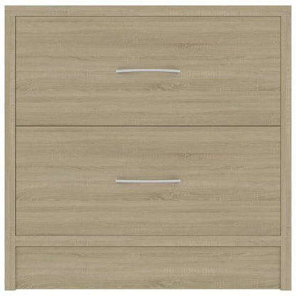 Bedside Cabinet Sonoma Oak 40x30x40 cm Engineered Wood