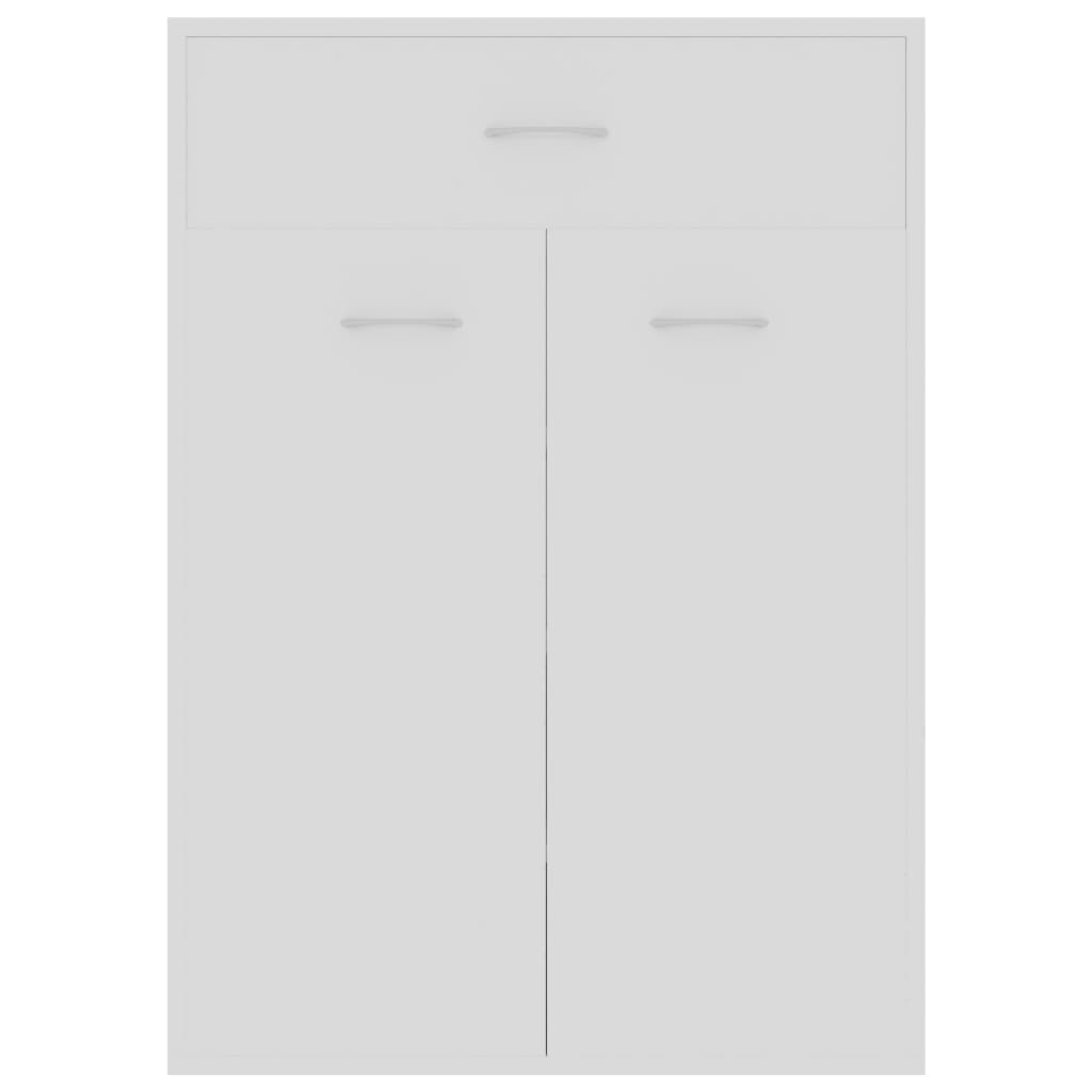 Shoe Cabinet White 60x35x84 cm Engineered Wood
