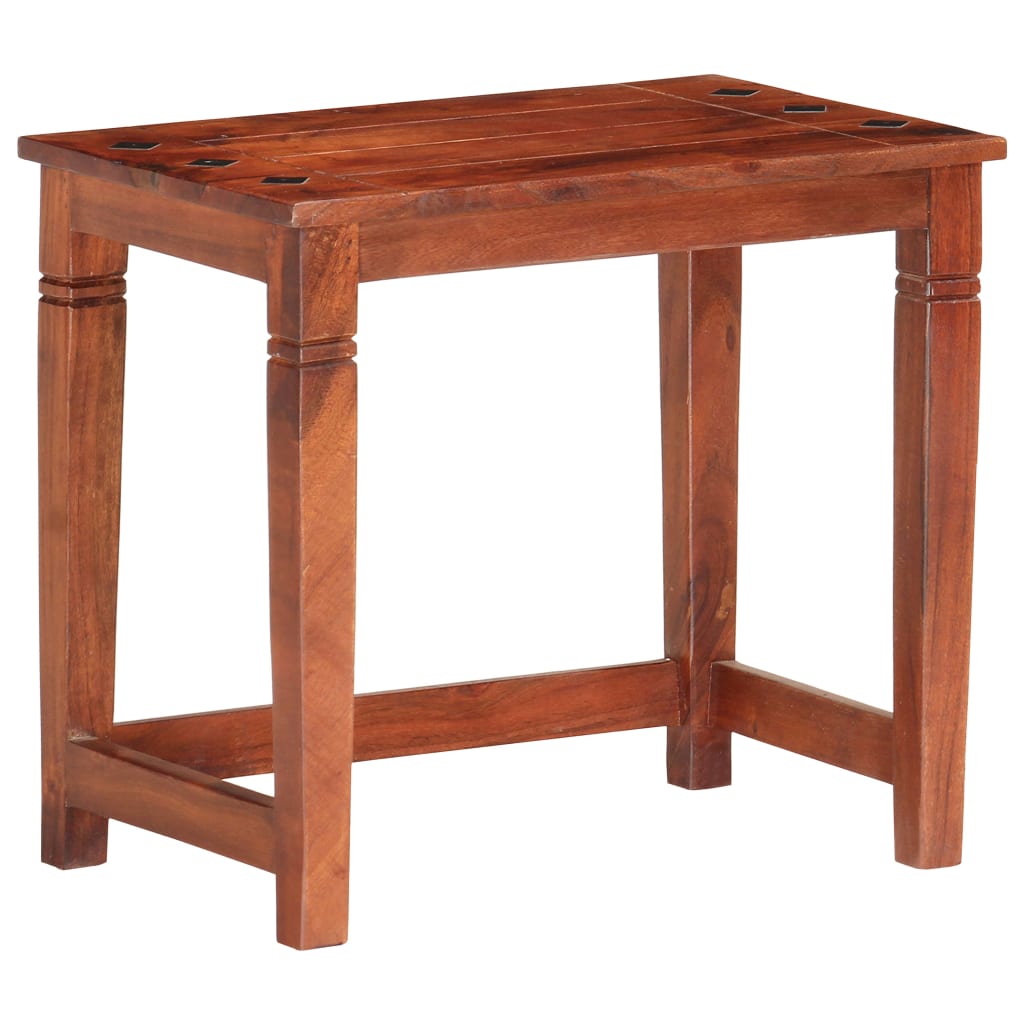 Nesting Tables 3 pcs Solid Acacia Wood