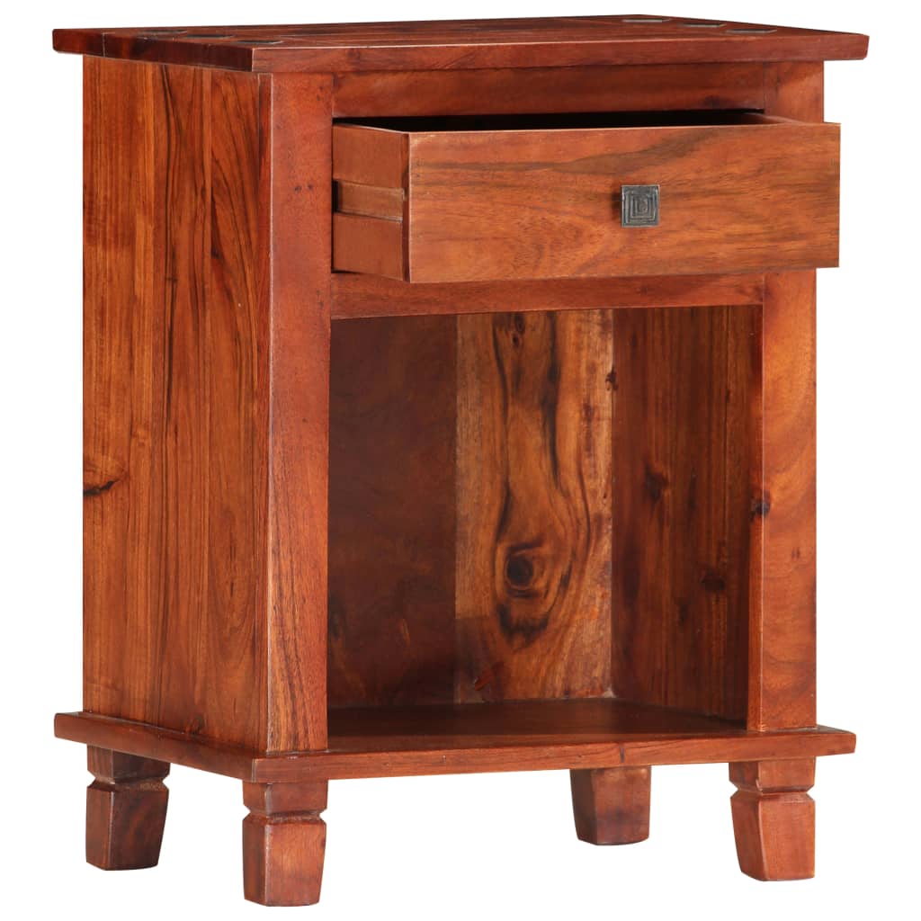Bedside Cabinet 40x30x50 cm Solid Acacia Wood