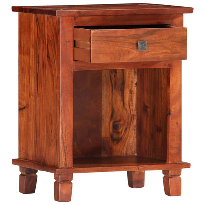 Bedside Cabinet 40x30x50 cm Solid Acacia Wood