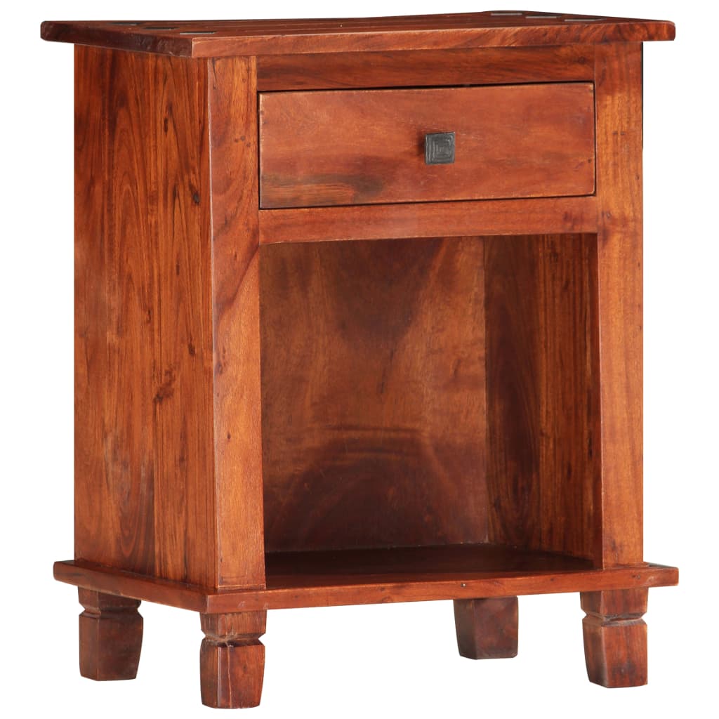 Bedside Cabinet 40x30x50 cm Solid Acacia Wood