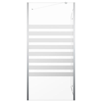 Bath Enclosure 120x68x130 cm Tempered Glass Stripe