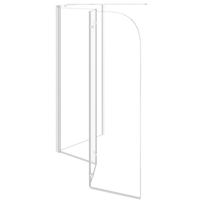 Bath Enclosure 120x69x130 cm Tempered Glass Transparent