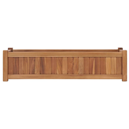 Raised Bed 100x30x25 cm Solid Teak Wood