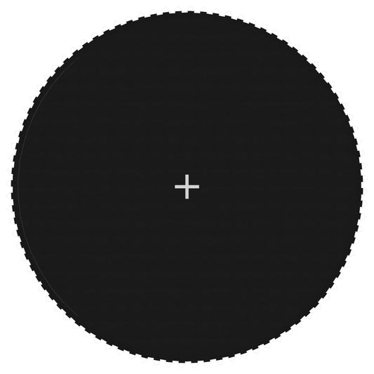 Jumping Mat Fabric Black for 15 Feet/4.57 m Round Trampoline