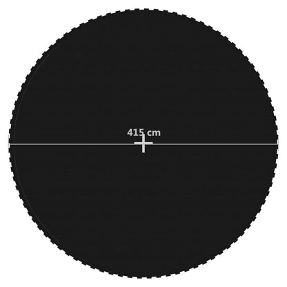 Jumping Mat Fabric Black for 15 Feet/4.57 m Round Trampoline